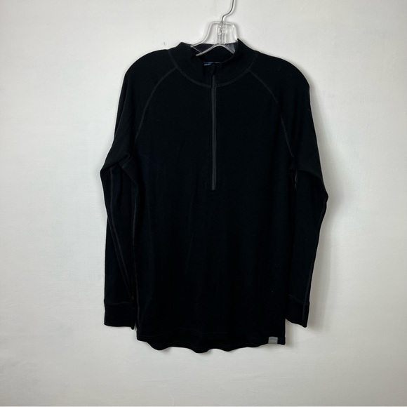 Meriwool Layers Men’s 250g Merino Extra Fine 1/4 Zip Sweater Size L - Picture 2 of 12